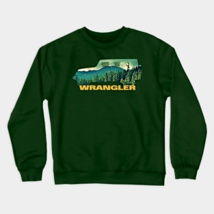 WRANGLER IN THE FOREST Crewneck Sweatshirt